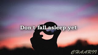 Powfu - don't fall asleep yet Prod. ENRA [Lyrics]