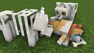 Wolf Life Poor Puppy Needs Help - Minecraft Animation