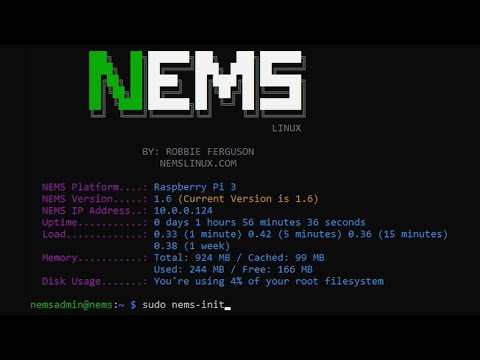 NEMS Linux Commands: nems-init
