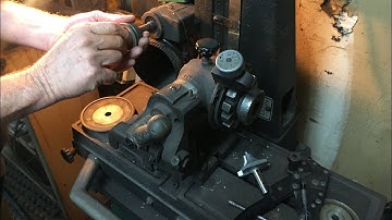 Sharpening A Router Bit On A Foley Belsaw Model 380