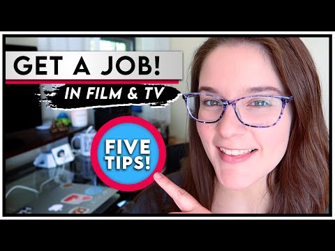 5 Steps To A Film Industry Job! With No Experience!