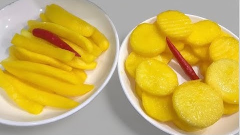 Củ Cải Muối Vàng giòn tan đón Tết .