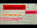 شرح درس المحيط 1سنة رابعة ابتدائي الفصل الثاني مع تمارين تدعيمية 