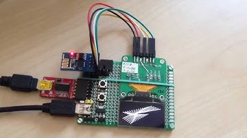 ESP8266 + NodeMCU + u8glib + I2C SSD1306 OLED = Fun :)