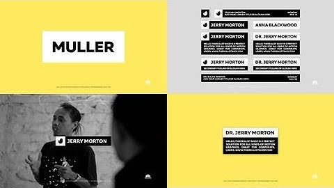 LOWER THIRD 10 ► [ AFTER EFFECTS TEMPLATES ]