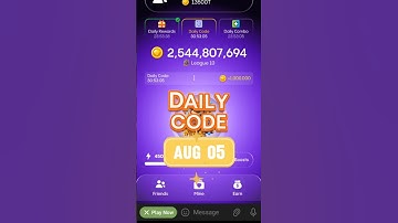 Gemz 5 August Daily Code | Cipher