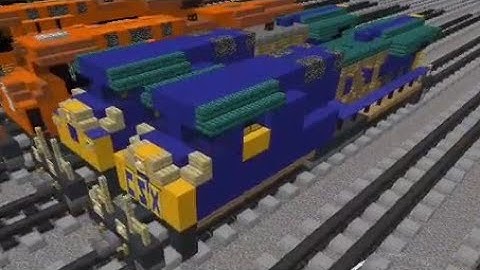 Minecraft Tutorial How to make a CSX AC4400CW YN3