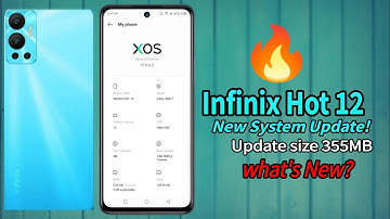 Infinix Hot 12 New system Update!