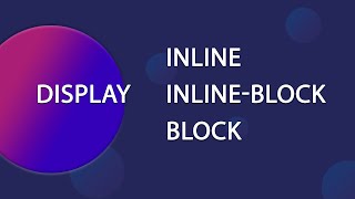 Значение css свойства display: INLINE | BLOCK | INLINE-BLOCK