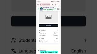 User instructions for Smartphone users on accessing www.rsucalar.com platform for Live Lectures