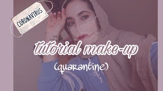 Funny tutorial make up corona/مكياج كورونا مضحك