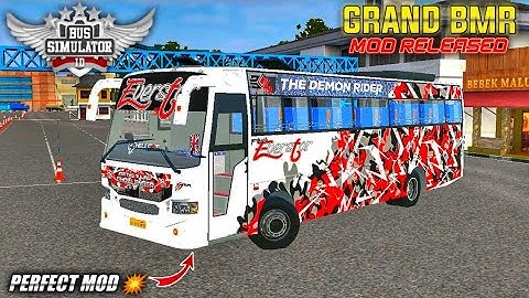 Bussid GRAND BMR MOD For Bus Simulator indonesia || Released || Gaming OJ || #bussidmod