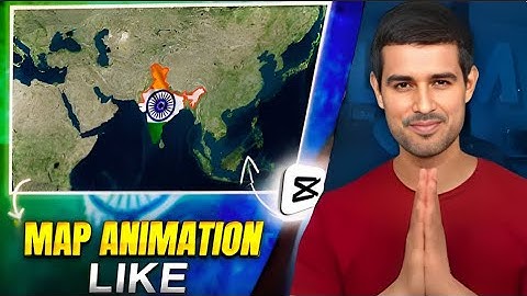 Map Animation like @dhruvrathee ,@NitishRajput @mohak_mangal | in mobile| video editing tutorial