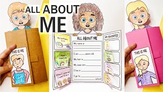 All About Me Paper Craft Activity For Kids