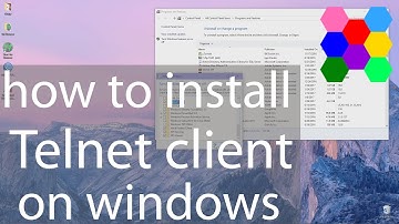 How To Install Telnet Client On Windows