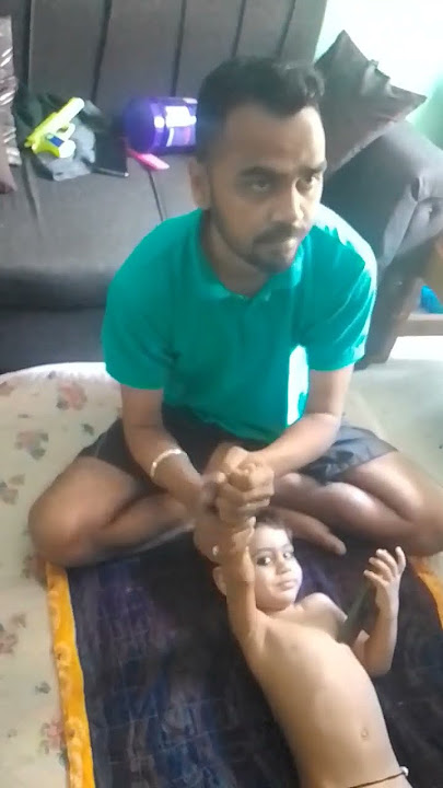 Massage time with Mama✌️ l Please Subscribe ☺️#shorts