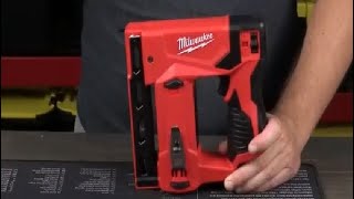 Milwaukee M12 Crown Stapler   Save your WRISTS! GET THIS!