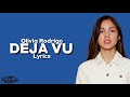 Olivia rodrigo  deja vu lyrics  manic music  minminhyung