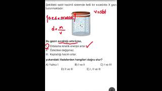 Kimya Hapı-Gazlar #kimya #kimyadersleri #tyt #soruçözümü #keşfet #ayt