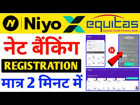 Niyo X Equitas Bank Net Banking Online Registration | How To Activate Niyo X Equitas Net Banking |