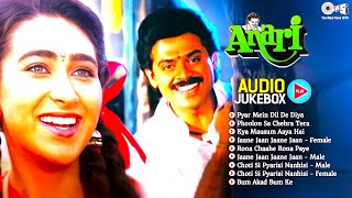 ANARI Movie All Songs 📻 Bollywood 90's Hits 🔥 Karisma Kapoor 🔥 Venkatesh Hits 🔥 Alka Yagnik, Kumar S
