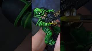 Painting gold Salamanders? Next level Warhammer 40k miniature painting   #spacemarines #warhammer40k