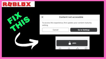 How to Fix Roblox "Content not accessible" Error