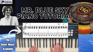 Mr. Blue Sky Piano Tutorial | Electric Light Orchestra | PDF Sheet Music Available
