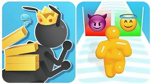 Android Walkthrough Max Level Gameplay Tiny run Vs Tall Man run 3D