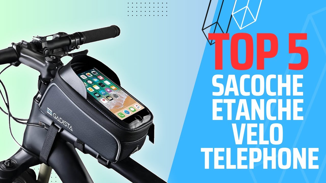 LEMEGO Support Téléphone Vélo Etanche Sacoche Vélo Guidon Cadre