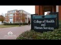 The college of health and human services