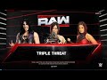 WWE 2K25 - Iyo Sky vs Rhea Ripley vs Bailey - Universe Mode