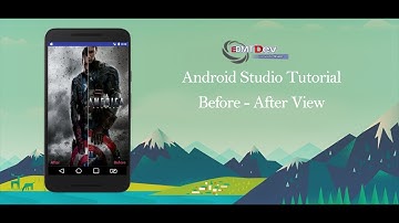 Android Studio Tutorial - Before After View