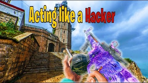 Acting like a HACKER in Call Of Duty...