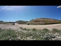 360 Video - Transavia Boeing 737 Landing runway 19 at Skiathos