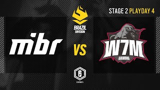 MIBR vs. W7M \/\/ LATAM League Brazil Division 2021 - Stage 2 - Playday 4