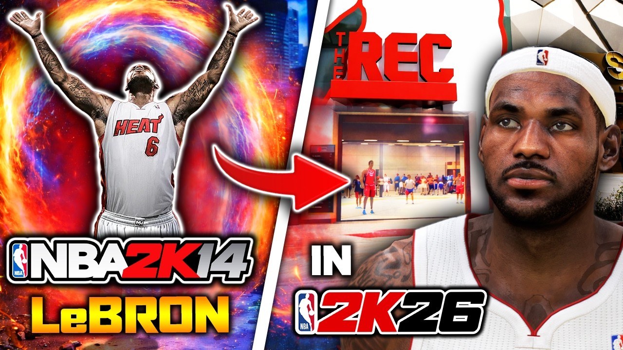 Random Rec, But I'm 2K14 LeBron James (NBA 2K26)