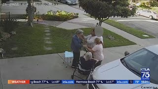 Glendale PD releases video of 'distraction theft' suspects victimizing senior citizen