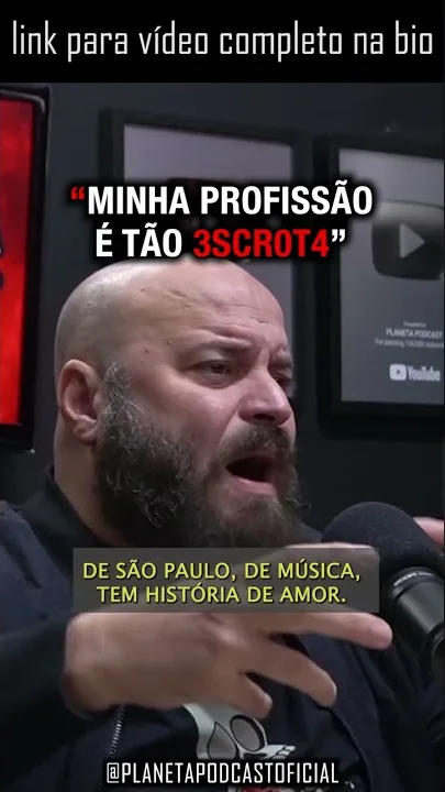 imagem do vídeo “SER ATOR NO BRASIL É TÃO CRUEL…” com Paulinho Serra | Planeta Podcast #shorts