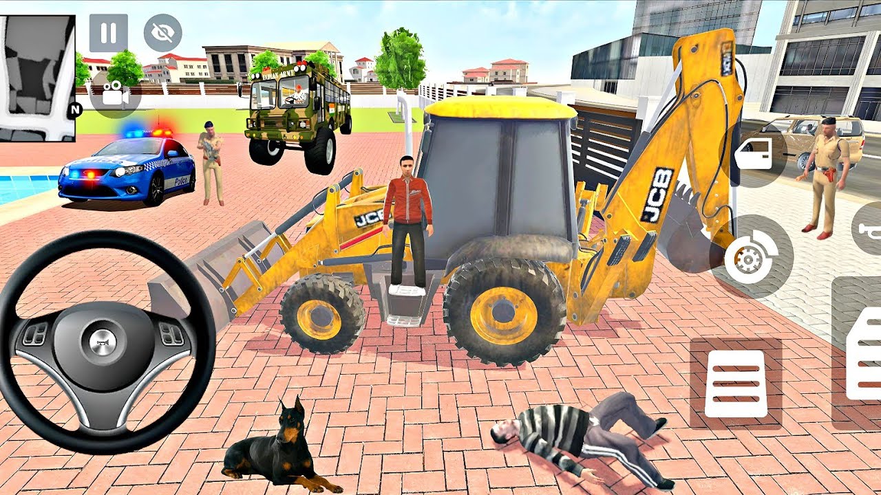 Franklin Purchase Army JCB Bus 💥🪖 Indian Theft Auto Simulator 💥😱 JCB in Indian Theft Auto Simulator 