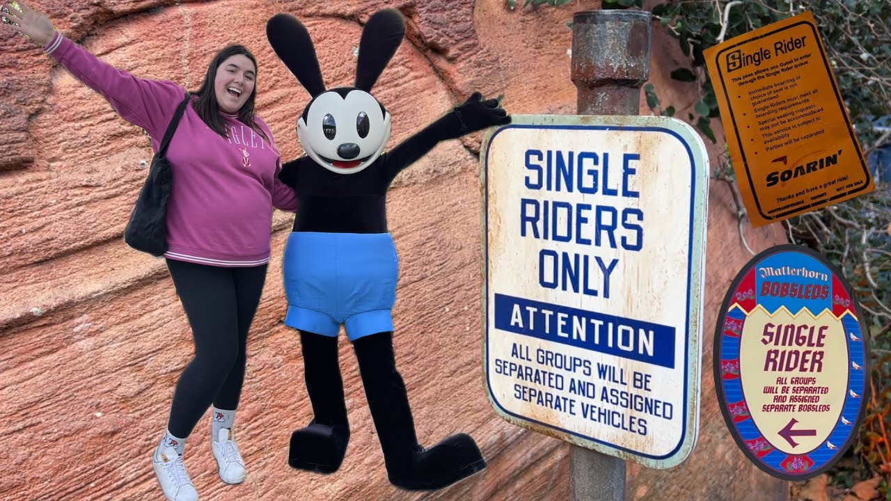 Single Rider at Disneyland - An Experiment! - YouTube