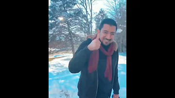 فيديو نادر اباذر الحلواجي مع الثلج Abathar Alhalawachi 