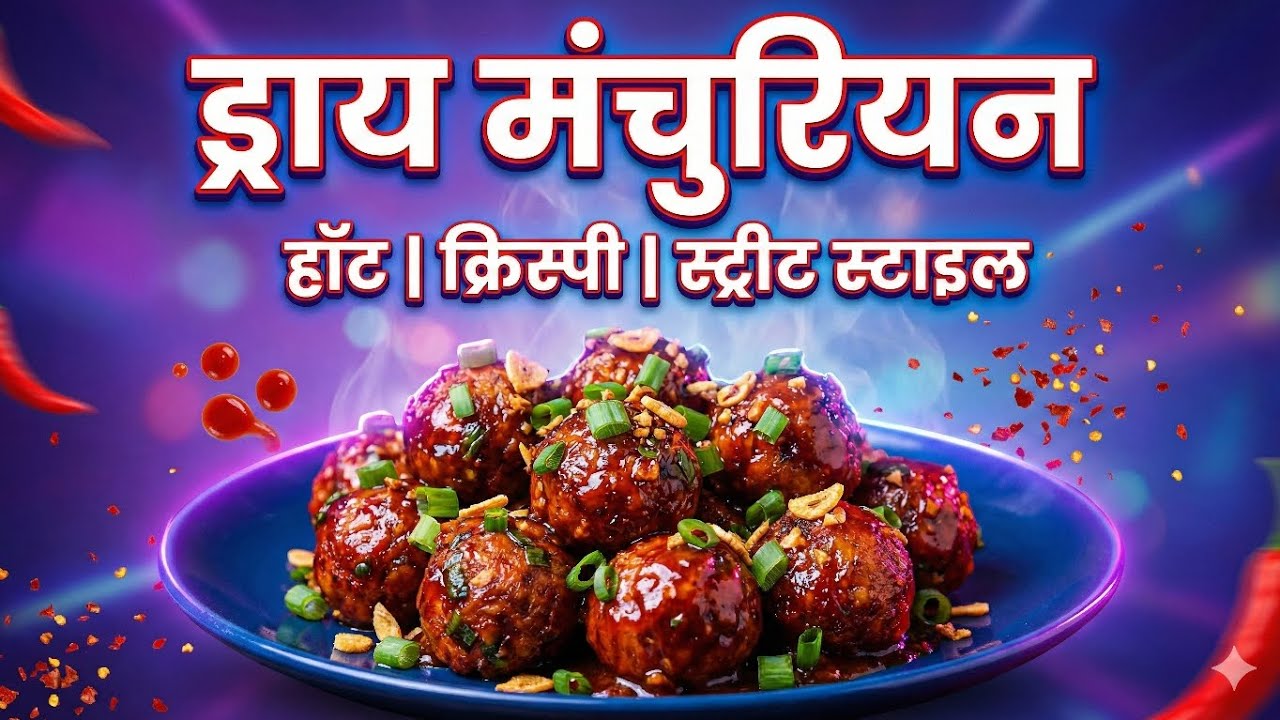 पत्ताकोबी ड्राय मंचुरियन फक्त 15 ते 20 मिनिटात