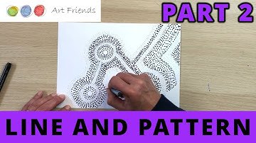 Relax with Dot Point Patterns | Line and Pattern Series – Part 2 | Art Workshop Tutorial