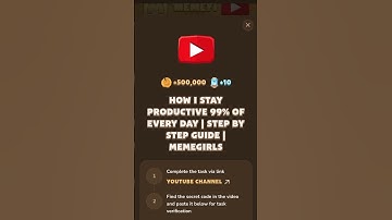 How I Stay Productive 99% of Every Day | Step by Step Guide | MemeGirls