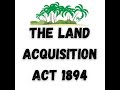 The Land Acquisition act 1894 @agilelaw #shorts#ytshorts