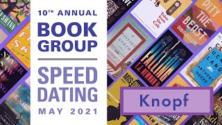 Publisher Preview: Knopf at Speed Dating Spring 2021