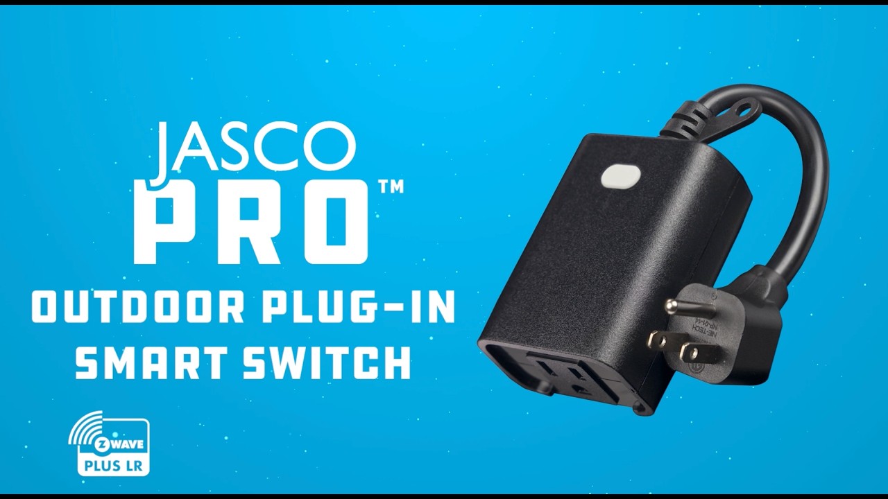 76722: JascoPro Z-Wave Outdoor Plug-in Smart Switch - YouTube