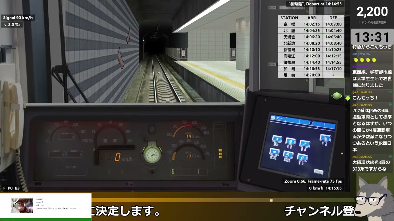 🐺【BVE Trainsim】3月8日はJR東西線開業の日【たくのみうんゆく】