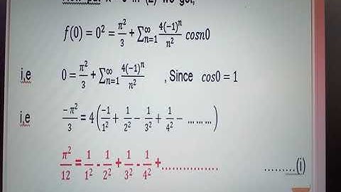 18MAT31#Module2:-Fourier Series(Lecutre-2)